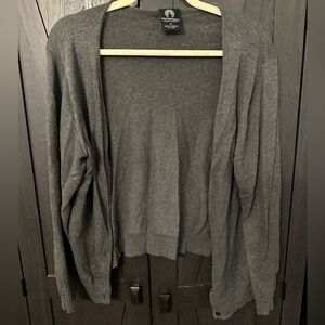 Weatherproof Gray Cardigan Size Medium